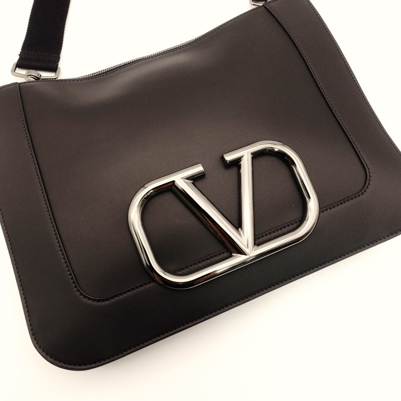 VALENTINO Garavani Tote Bag Studs Black 2way Shoulder Strap