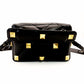 VALENTINO Roman Studs Shoulder Bag Black