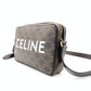 Céline CELINE Triomphe Messenger Shoulder Bag Brown Brown Leather PVC 7-3-303