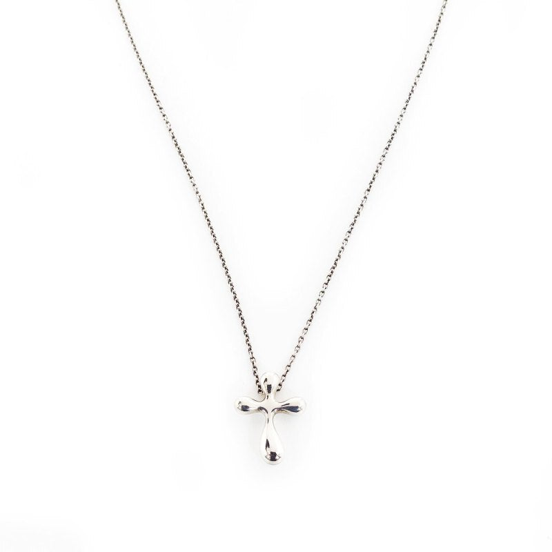 Tiffany & Co. Cross Necklace Sterling Silver 925 Approx. 2g 6-10-631