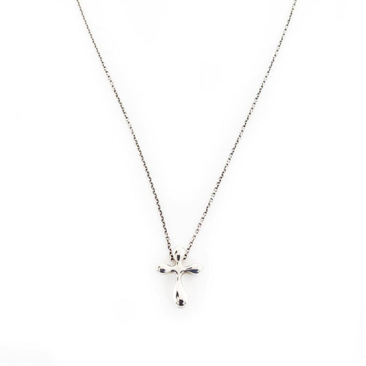 Tiffany & Co. Cross Necklace Sterling Silver 925 Approx. 2g 6-10-631