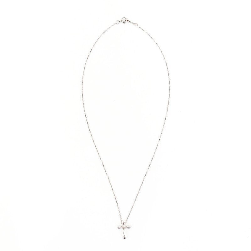 Tiffany & Co. Cross Necklace Sterling Silver 925 Approx. 2g 6-10-631