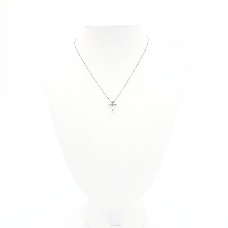 Tiffany & Co. Cross Necklace Sterling Silver 925 Approx. 2g 6-10-631