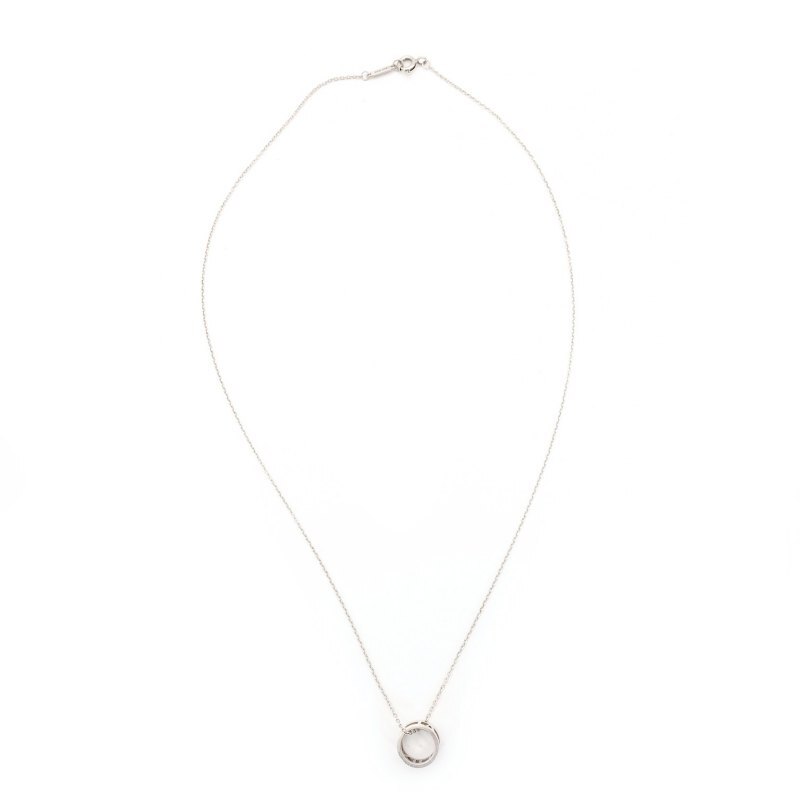 Tiffany & Co. Atlas Necklace Sterling Silver 925 Approx. 2g