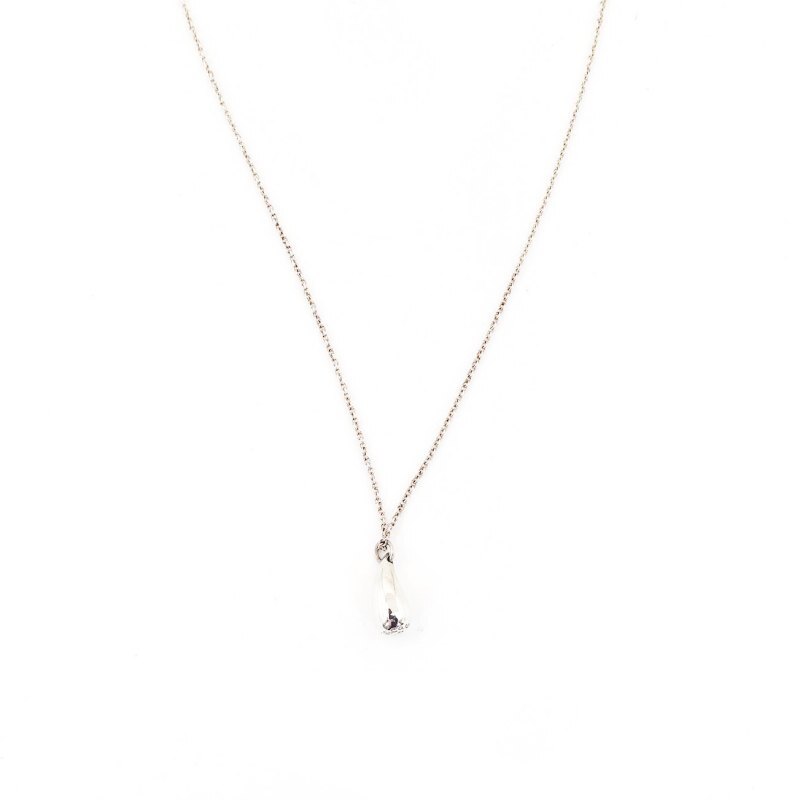 Tiffany & Co. Cross Necklace Sterling Silver 925 Necklace Approx. 3g 6-10-1067