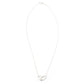Tiffany & Co. Double Loop Necklace Sterling Silver 925 Approx. 3g 6-12-042