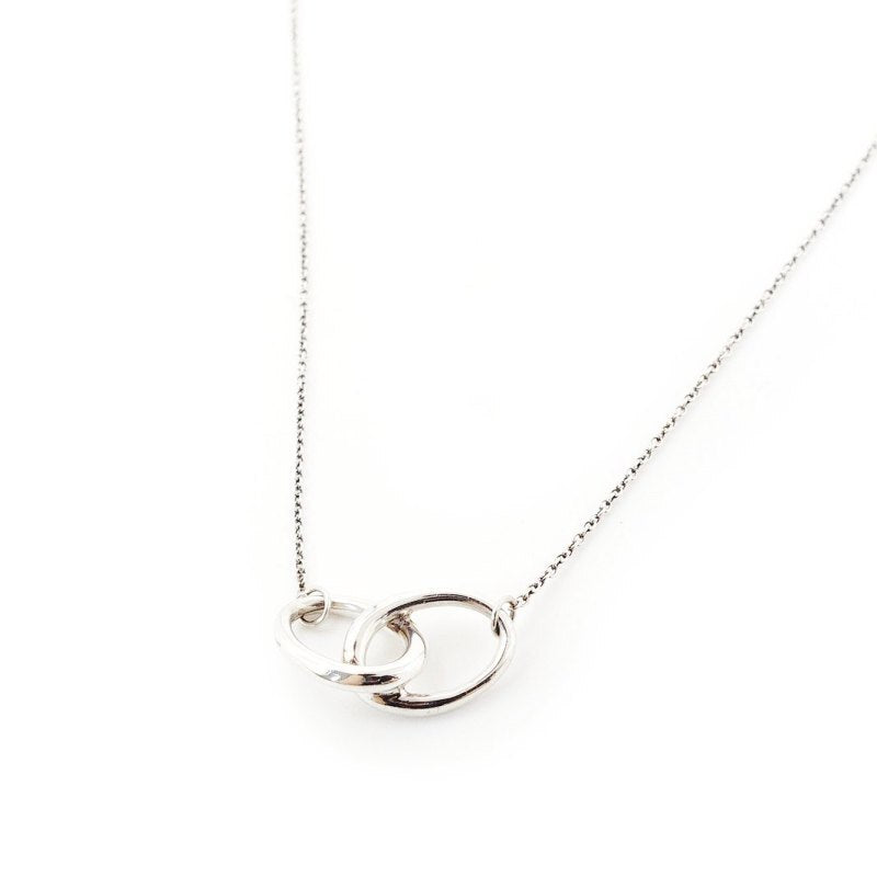 Tiffany & Co. Double Loop Necklace Sterling Silver 925 Approx. 3g 6-12-042