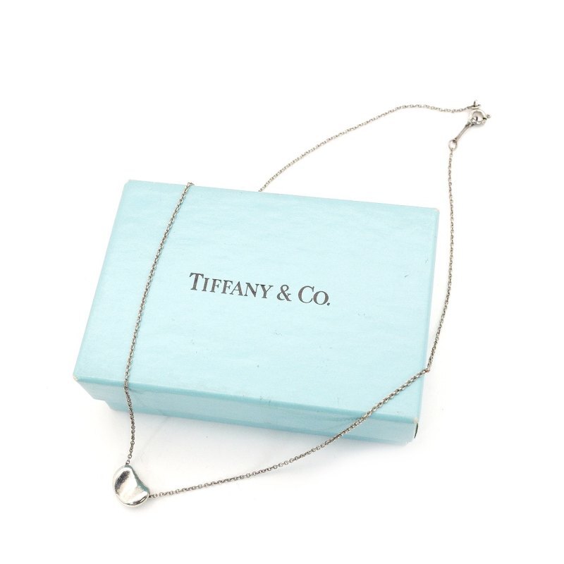 Tiffany & Co. Bean Necklace Sterling Silver 925 Approx. 3g 6-12-050