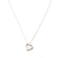 Tiffany & Co. Open Heart Necklace Sterling Silver 925 Approx. 2g Silver 6-3-758