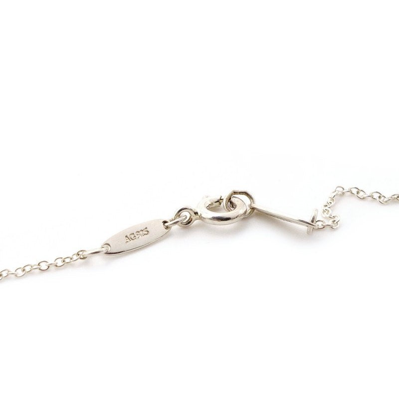 Tiffany & Co. Open Heart Necklace Sterling Silver 925 Approx. 2g Silver 6-3-758