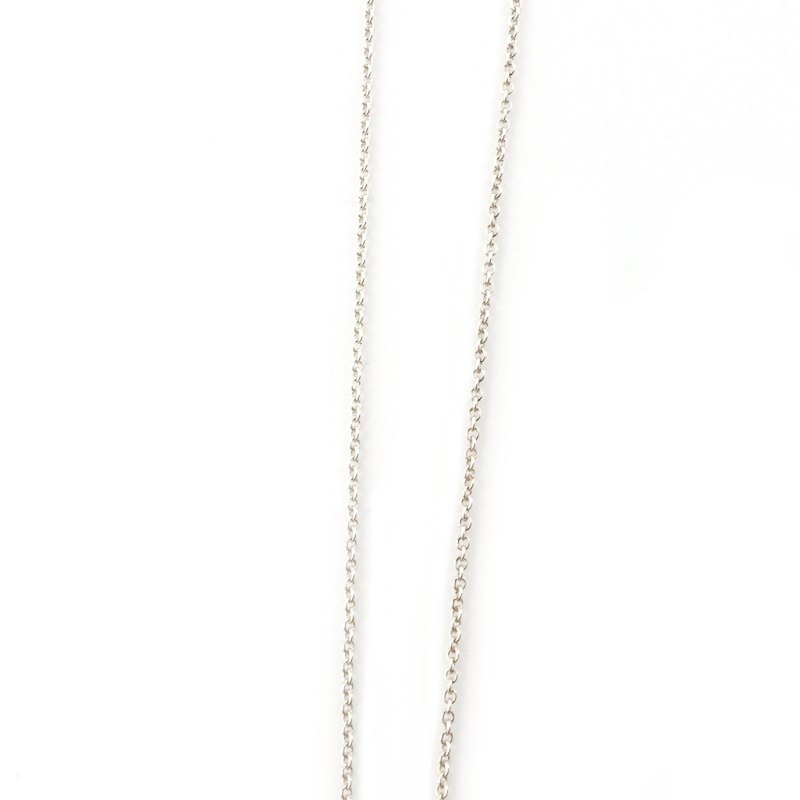 Tiffany & Co. Open Heart Necklace Sterling Silver 925 Approx. 2g Silver 6-3-964