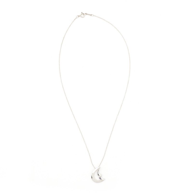 Tiffany & Co. Moon Necklace Sterling Silver 925 Approx. 3g 6-7-571