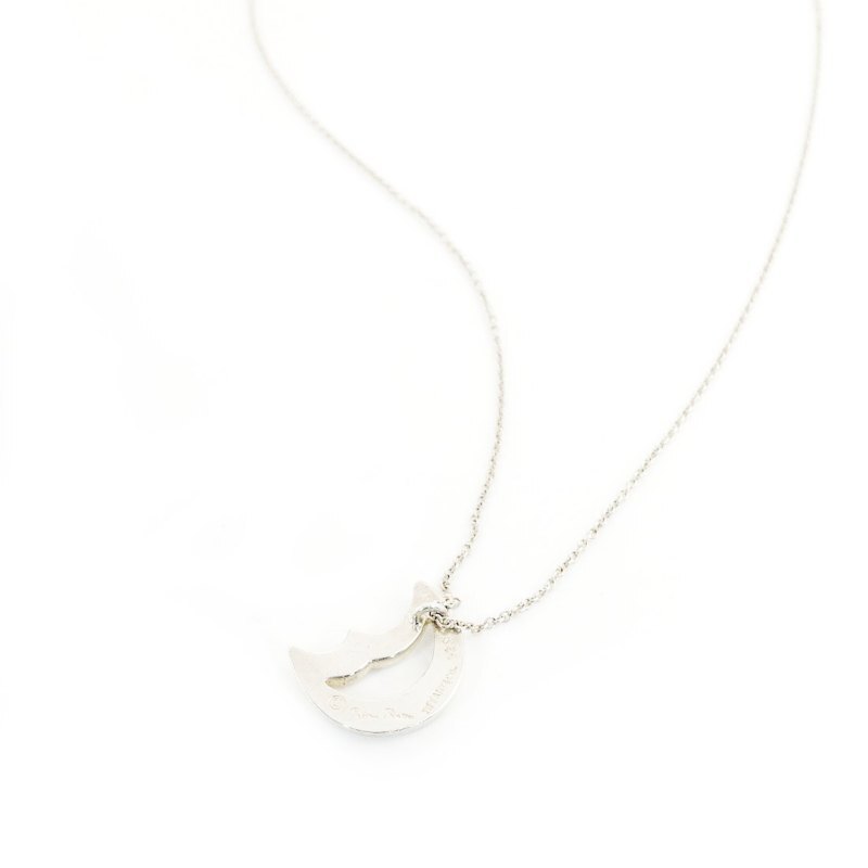 Tiffany & Co. Moon Necklace Sterling Silver 925 Approx. 3g 6-7-571