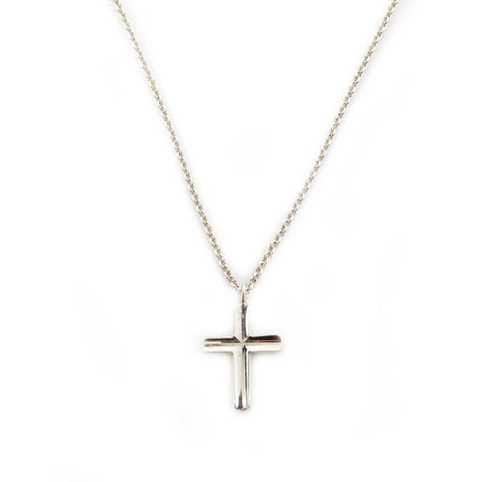 Tiffany & Co. Cross Necklace Sterling Silver 925 Approx. 10g Silver 7-4-433