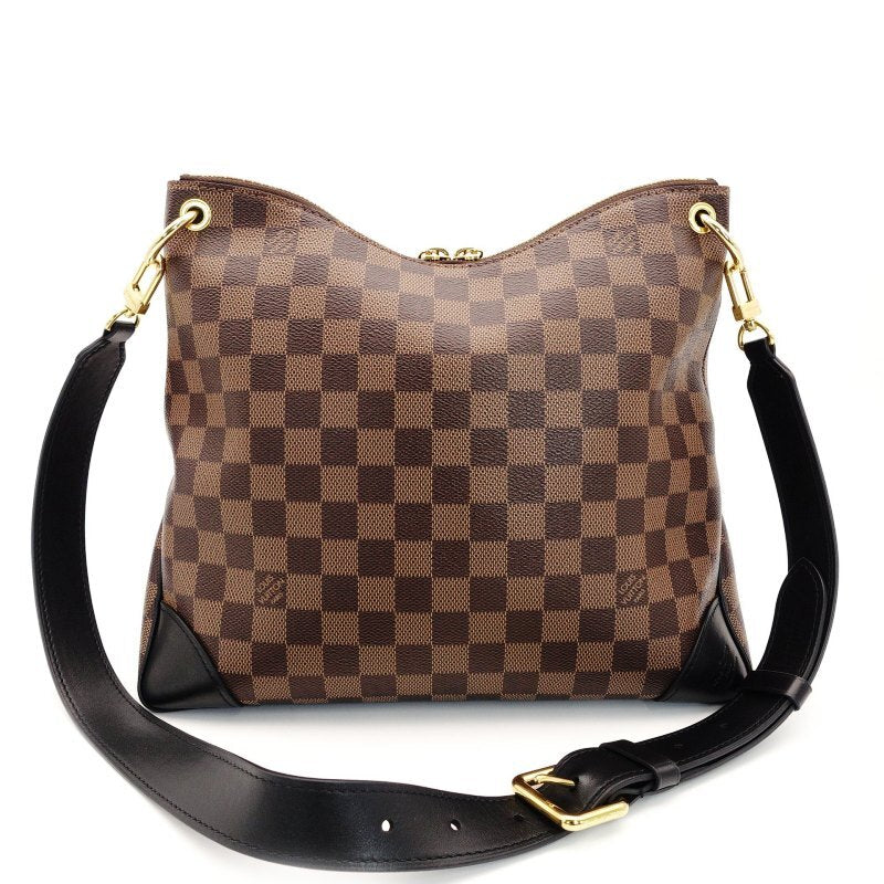 LOUIS VUITTON Odeon MM Shoulder Bag Damier N50062 Crossbody Brown Tone 7-8-636