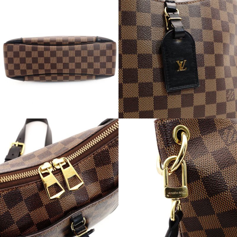 LOUIS VUITTON Odeon MM Shoulder Bag Damier N50062 Crossbody Brown Tone 7-8-636