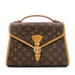 LOUIS VUITTON Monogram Handbag Perla Vintage Brown 2-Way Crossbody 7-8-699