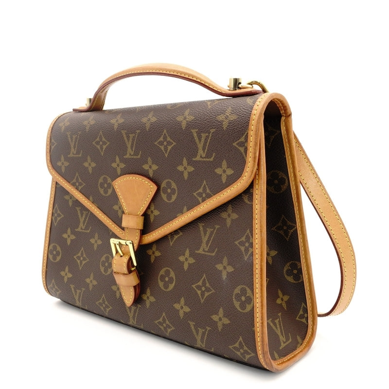 LOUIS VUITTON Monogram Handbag Perla Vintage Brown 2-Way Crossbody 7-8-699