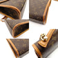 LOUIS VUITTON Monogram Handbag Perla Vintage Brown 2-Way Crossbody 7-8-699