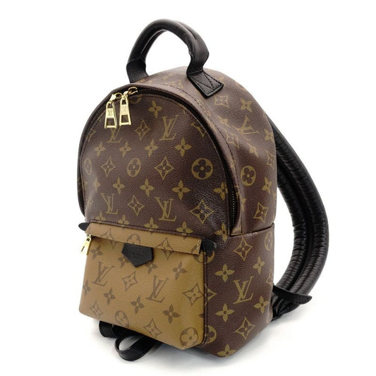 LOUIS VUITTON Monogram Reverse Palm Springs PM Backpack 7-6-377