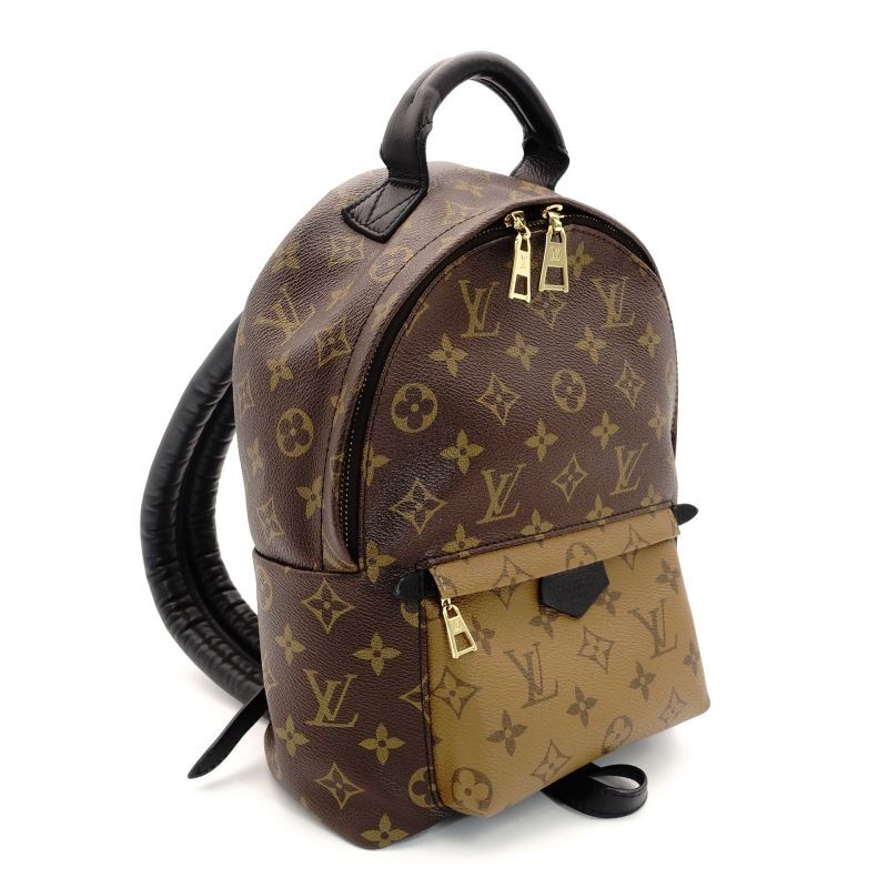 LOUIS VUITTON Monogram Reverse Palm Springs PM Backpack 7-6-377