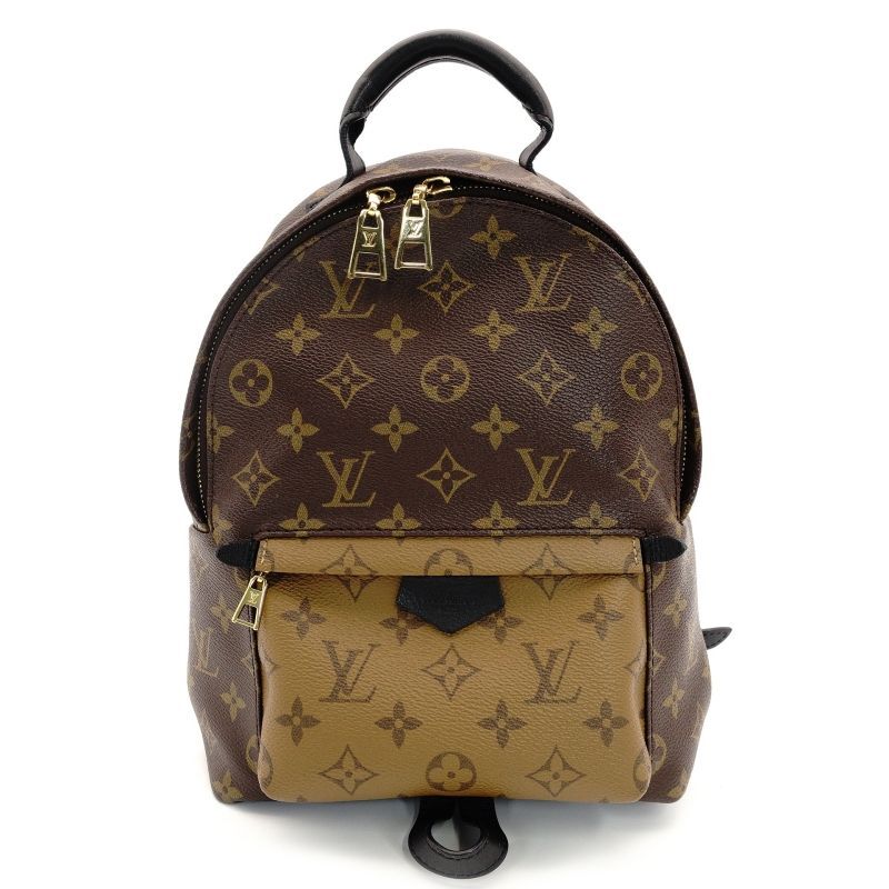 LOUIS VUITTON Monogram Reverse Palm Springs PM Backpack 7-6-377