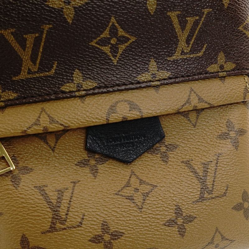 LOUIS VUITTON Monogram Reverse Palm Springs PM Backpack 7-6-377
