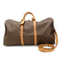 LOUIS VUITTON Monogram Keepall 60 Bandouliere Travel Boston Bag 7-7-796