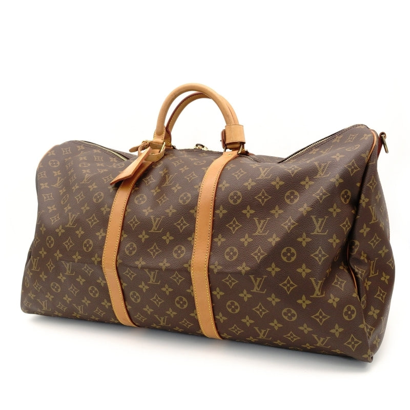 LOUIS VUITTON Monogram Keepall 60 Bandouliere Travel Boston Bag 7-7-796