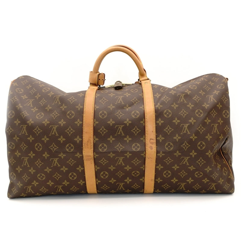 LOUIS VUITTON Monogram Keepall 60 Bandouliere Travel Boston Bag 7-7-796