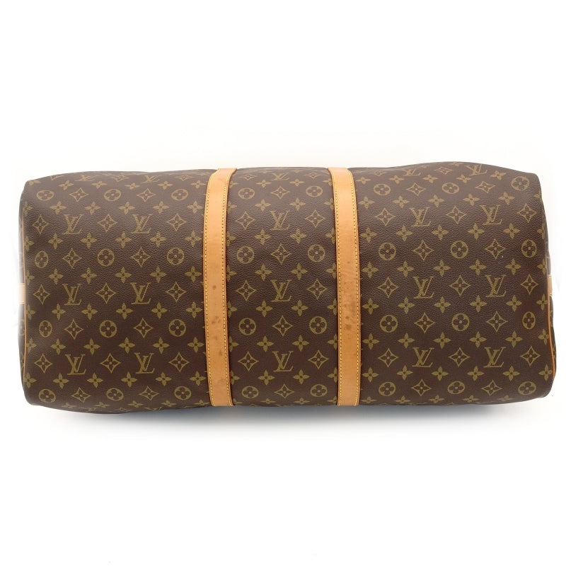 LOUIS VUITTON Monogram Keepall 60 Bandouliere Travel Boston Bag 7-7-796