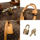 LOUIS VUITTON Monogram Keepall 60 Bandouliere Travel Boston Bag 7-7-796