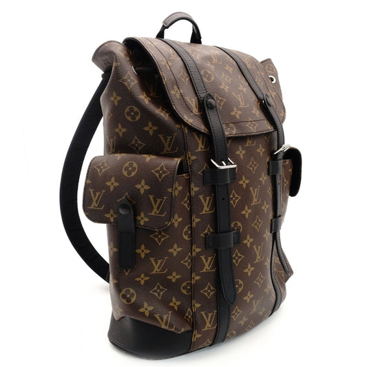 LOUIS VUITTON Monogram Macassar Christopher MM Rucksack Backpack 7-9-169