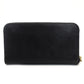 PRADA Long Wallet Saffiano Black Leather Wallet Black Leather Logo In Box 7-6-443