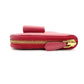 PRADA Long Wallet Saffiano 1MH132 Pink Leather Wallet with Ribbon 7-7-329