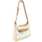 LOUIS VUITTON Multicolor Boulogne Shoulder Bag White PVC Leather 7-9-247