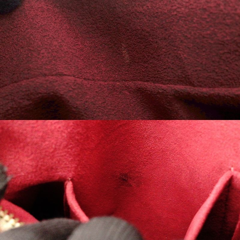 LOUIS VUITTON Multicolor Boulogne Shoulder Bag White PVC Leather 7-9-247