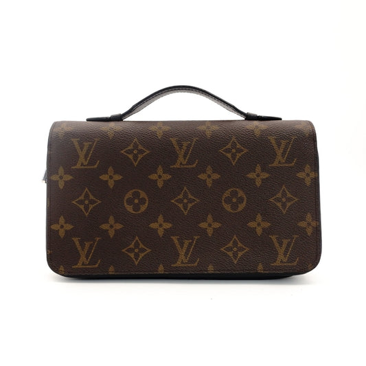 LOUIS VUITTON Men's Monogram Macassar Zippy XL Wallet M61506 7-4-427