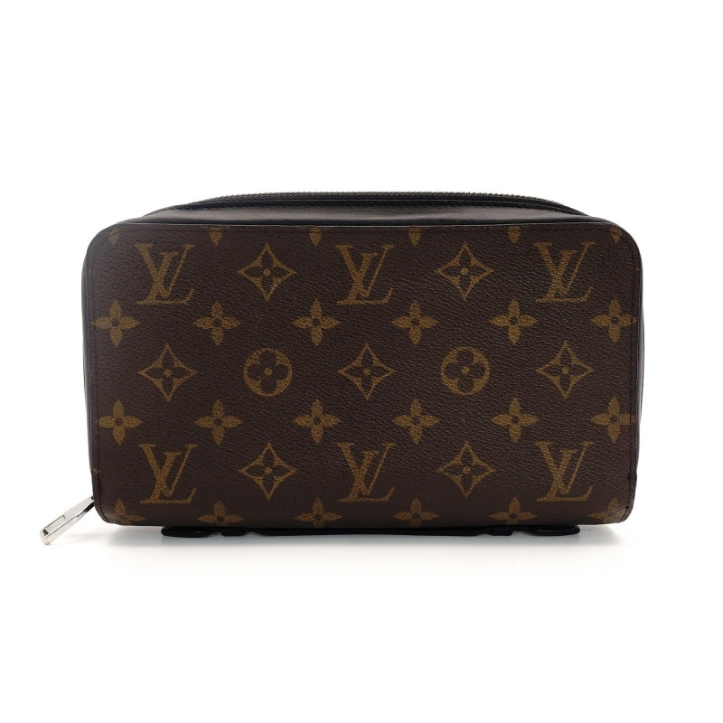 LOUIS VUITTON Men's Monogram Macassar Zippy XL Wallet M61506 7-4-427