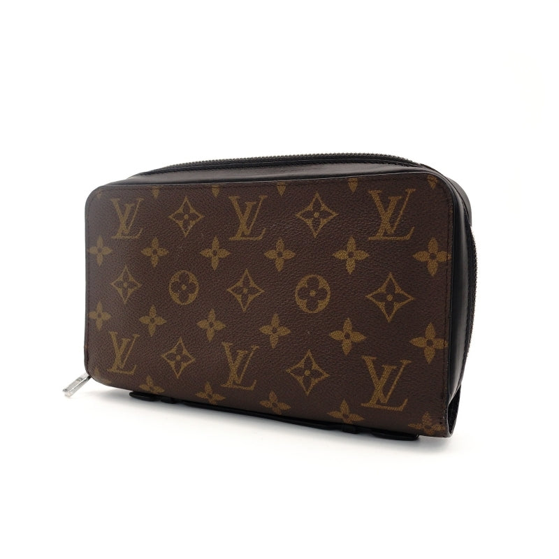 LOUIS VUITTON Men's Monogram Macassar Zippy XL Wallet M61506 7-4-427