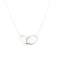 Tiffany & Co. Necklace Double Loop Elsa Peretti Sterling Silver 925 Silver With Box 7-3-390