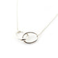 Tiffany & Co. Necklace Double Loop Elsa Peretti Sterling Silver 925 Silver With Box 7-3-390