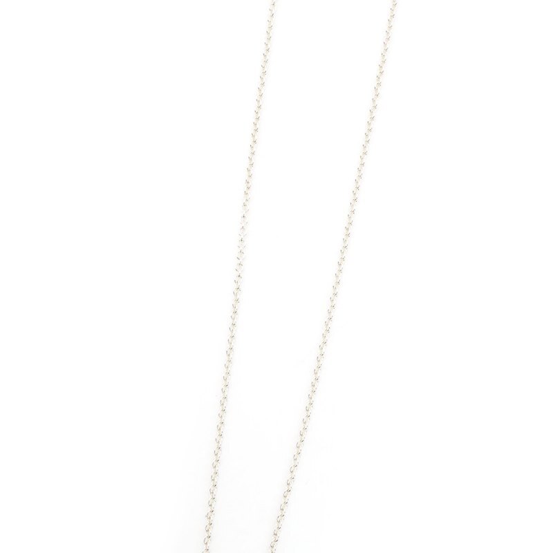 Tiffany & Co. Necklace Double Loop Elsa Peretti Sterling Silver 925 Silver With Box 7-3-390