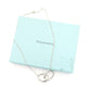 Tiffany & Co. Necklace Double Loop Elsa Peretti Sterling Silver 925 Silver With Box 7-3-390