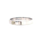 Valentino Garavani Bracelet Sterling Silver 925 with 18K Gold Bangle V Logo Approx. 34g