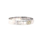 Valentino Garavani Bracelet Sterling Silver 925 with 18K Gold Bangle V Logo Approx. 34g