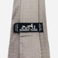 HERMES Tie Fasone 100% Silk Gray H Logo Men's Tie 7-4-284-1