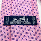 HERMES Tie Pink 100% Silk H Logo Men's Tie 7-4-284-3