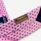 HERMES Tie Pink 100% Silk H Logo Men's Tie 7-4-284-3