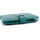 LOUIS VUITTON Vertical Wallet Green Leather 7-5-374